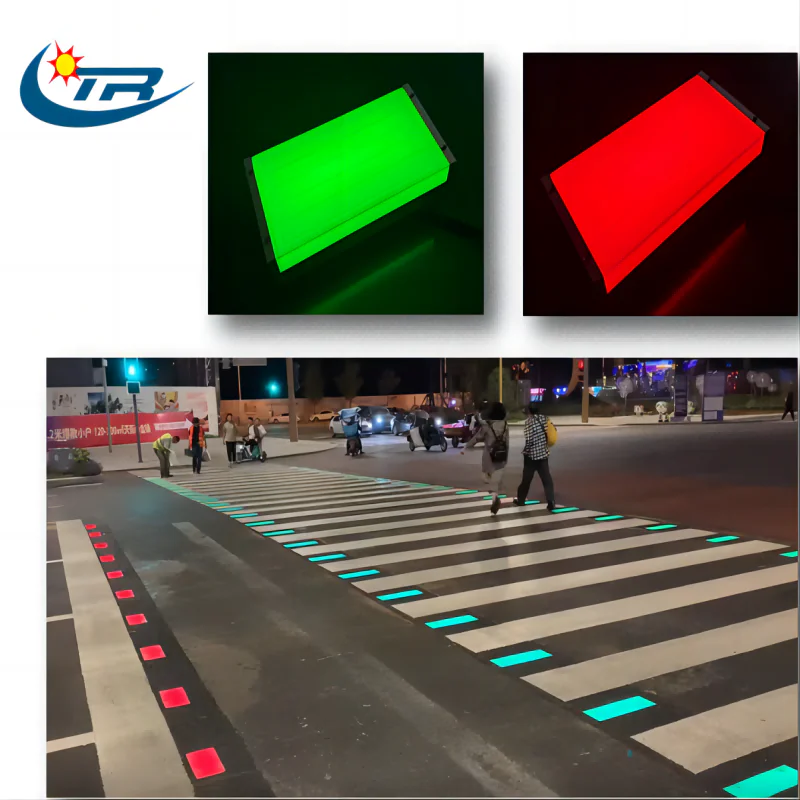 Intelligent illuminated zebra crossing