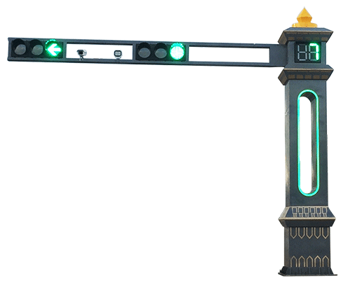 Solar traffic sign
