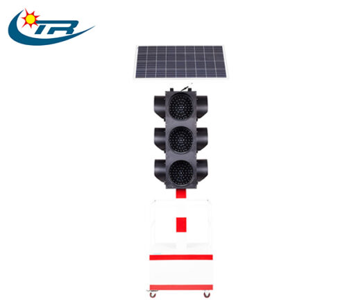 Solar mobile signal light