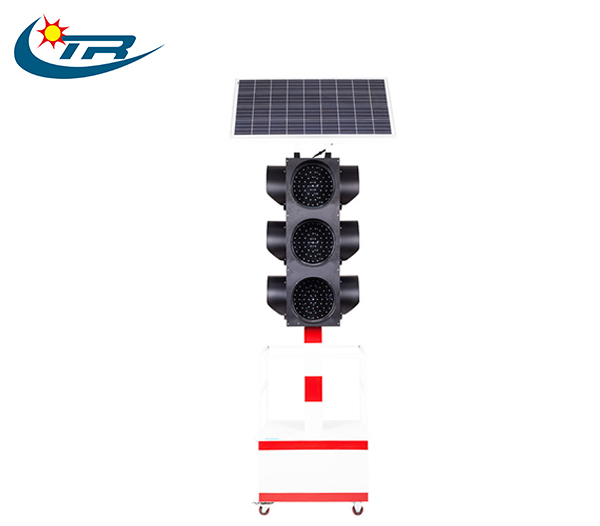 Solar mobile signal light