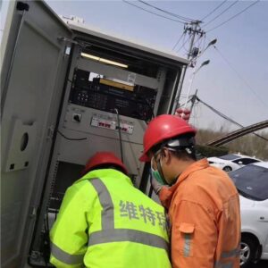 Signal light pole installation