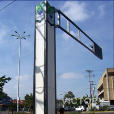 traffic signal poles