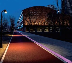 Smart luminous pavement signal lights