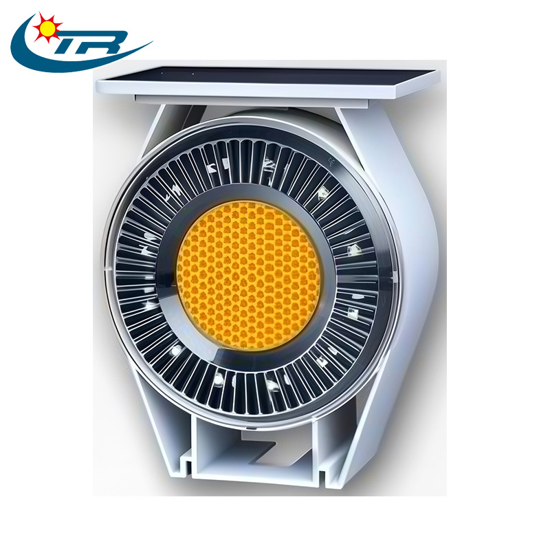 Solar Synchronous Flashing Contour Traffic Signal Light