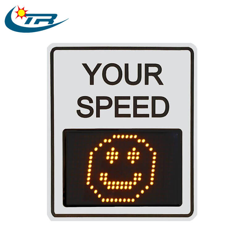 Matrix radar speed traffic sign