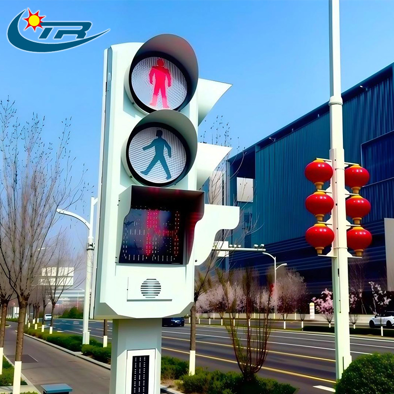 Integrated Pedestrian Traffic Signal Light Integrated Pedestrian Traffic Signal Light