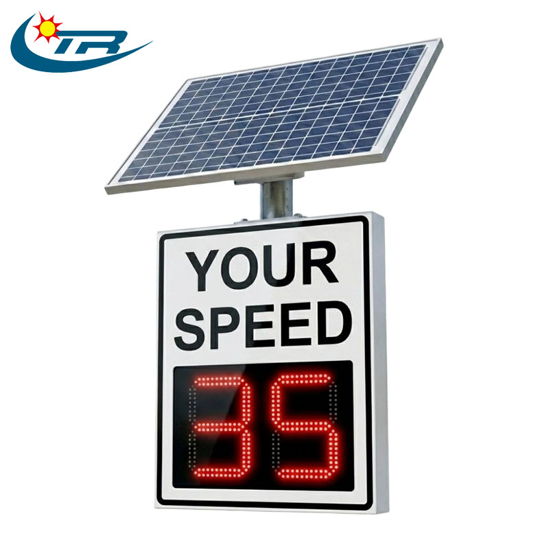 solar radar speed sign