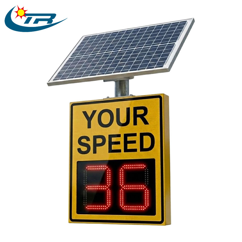 solar radar speed sign