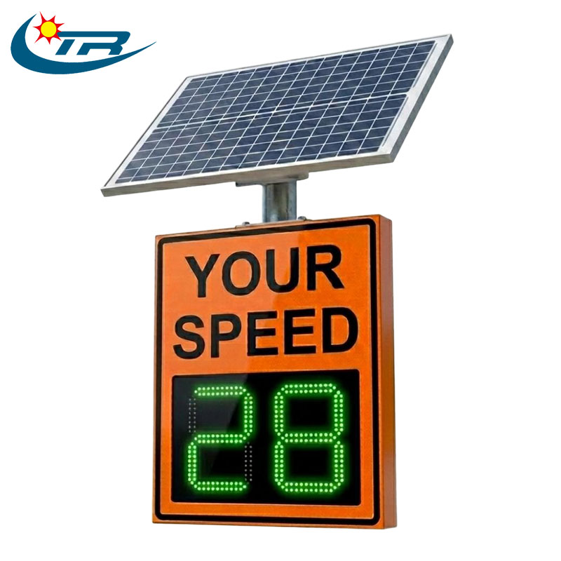 solar radar speed sign solar radar speed sign