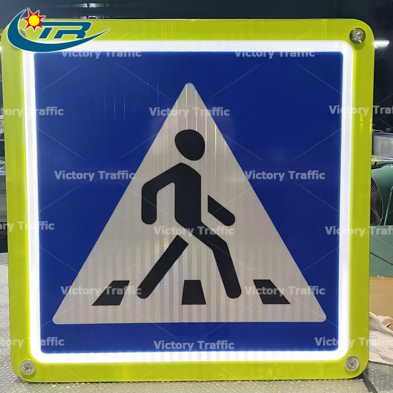 Internally Luminous Pedestrian Crossing Sign Internally Luminous Pedestrian Crossing Sign