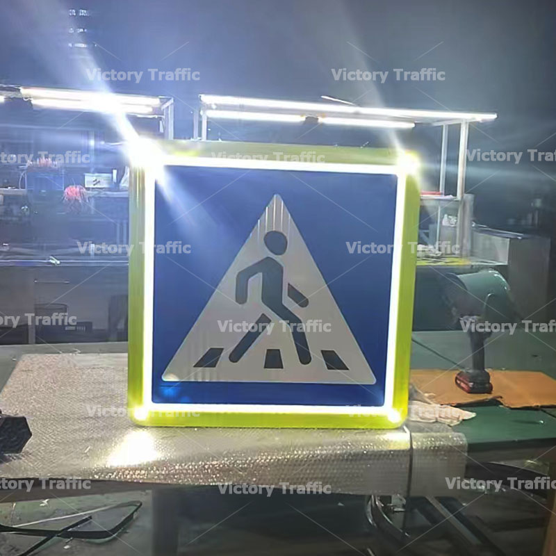 Internally Luminous Pedestrian Crossing Signs Internally Luminous Pedestrian Crossing Signs