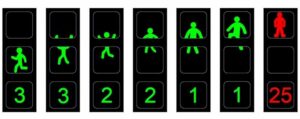 300mm dynamic pedestrian traffic light